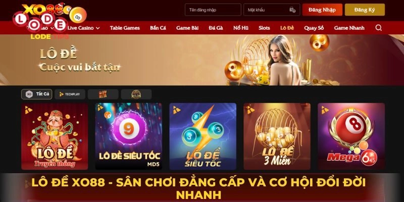 Lô Đề Xo88 –  Sân Chơi Đẳng Cấp Và Cơ Hội Đổi Đời Nhanh